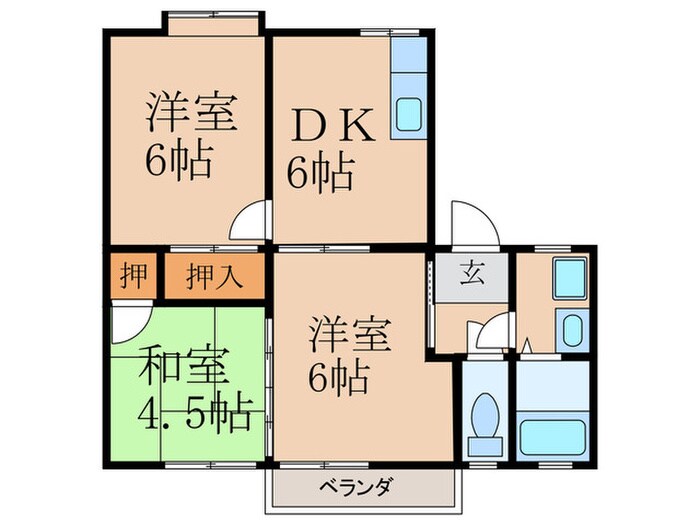 間取り図 森ハイツ
