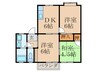 森ハイツ 3DKの間取り