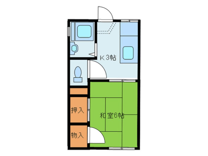 間取図 キャラマスハイツ