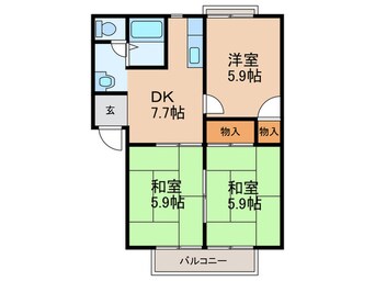 間取図 フラワ－セゾン吉祥寺