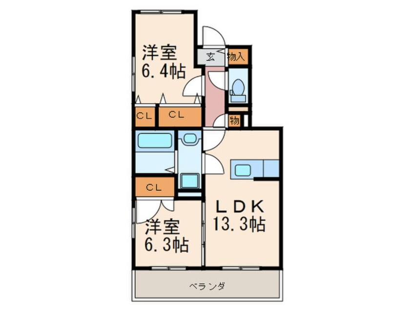 間取図 メディアパークⅤ