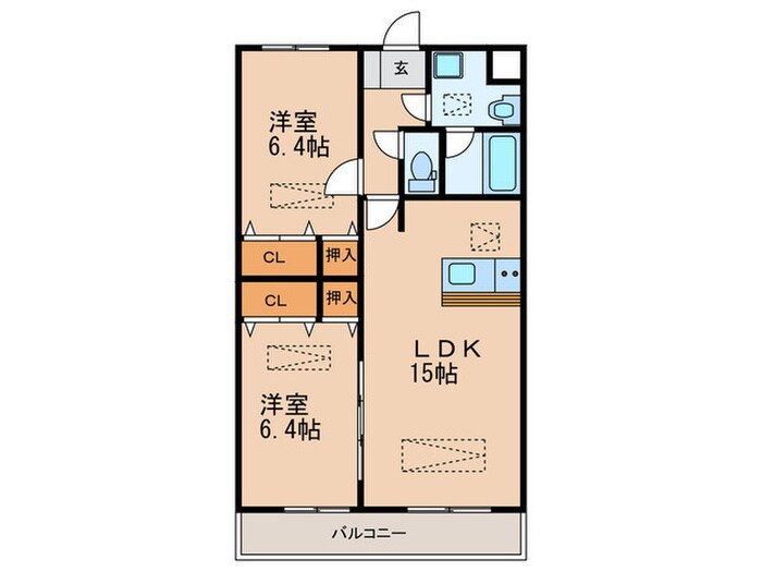 間取り図 ルネスコート　ＮｅｗＲ