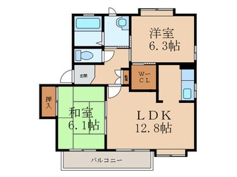 間取図 ハイツ四季の里Ａ