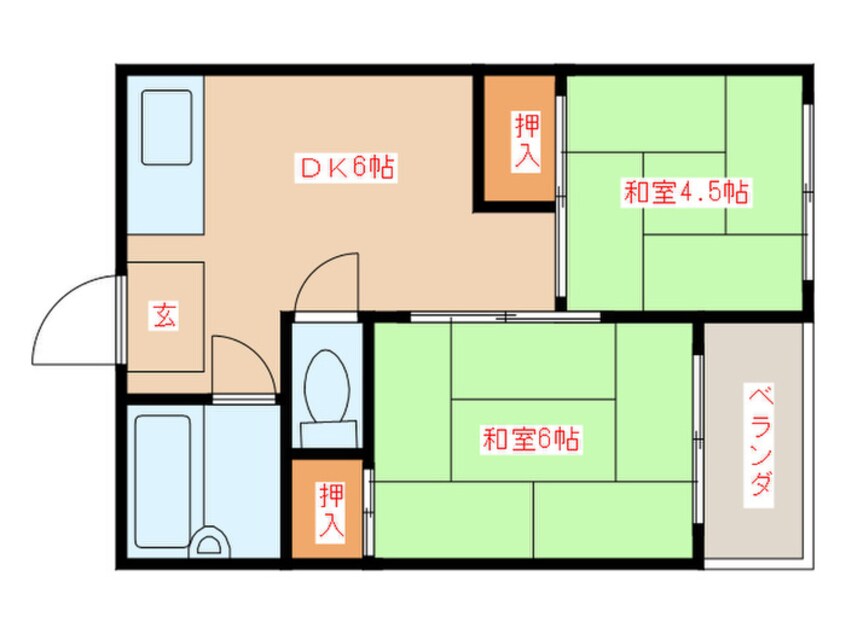 間取図 丸万ビル