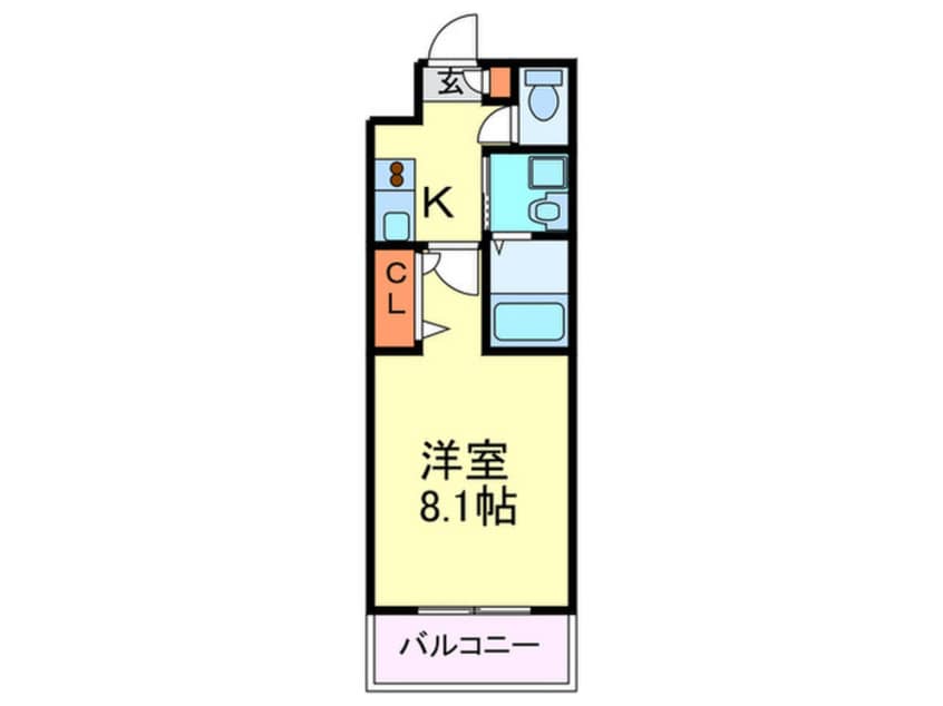 間取図 ラフィールド大橋
