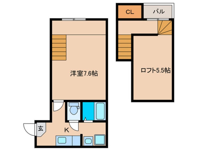 間取図 フルハウス周船寺