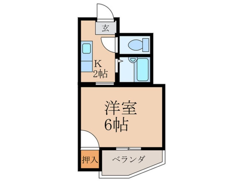 間取図 ギャラン小芝