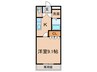 サンライズ　ノア 1Kの間取り
