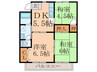 末松アパ－トⅡ 3DKの間取り