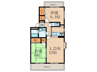 間取図 ソシアⅢ番館