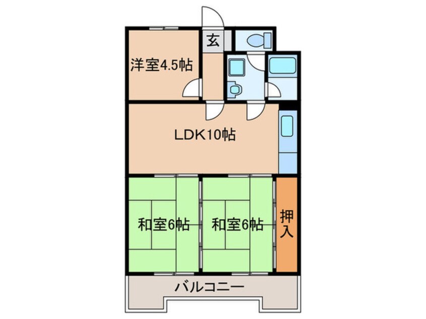 間取図 オアシス鳴水