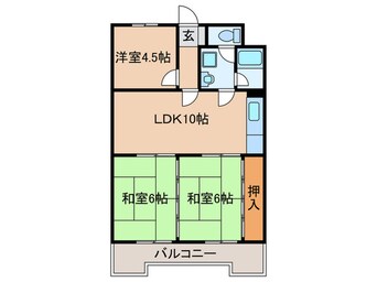 間取図 オアシス鳴水