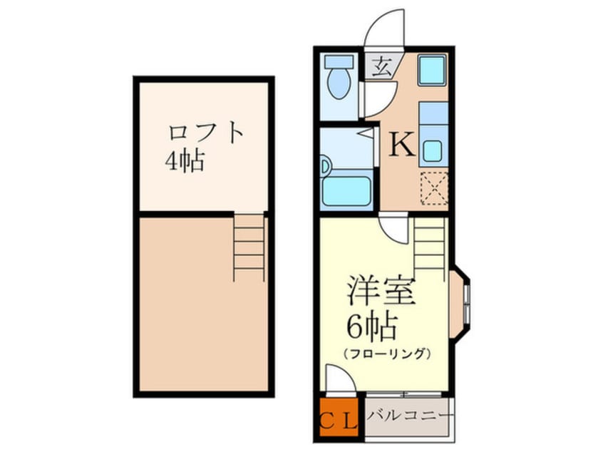 間取図 ジェンティーレ鳥飼