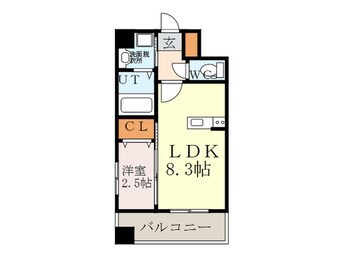 間取図 ｱﾙﾃｨｻﾞ大濠公園