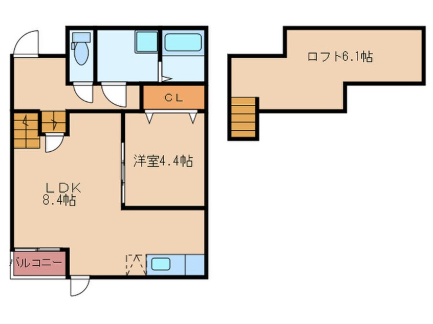 間取図 アットイーズ三苫