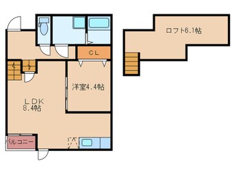 間取図 アットイーズ三苫