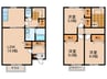 リースランド川上　Ａ棟 3LDKの間取り