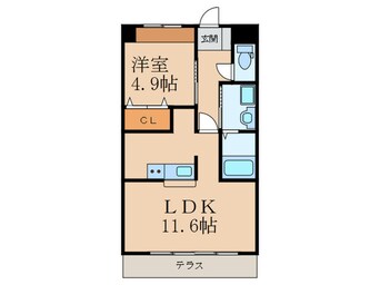 間取図 グランメゾン・エヌ