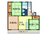 メモリープラザ中間Ⅰ 3DKの間取り