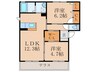 クレアールＴａｋａ 2LDKの間取り