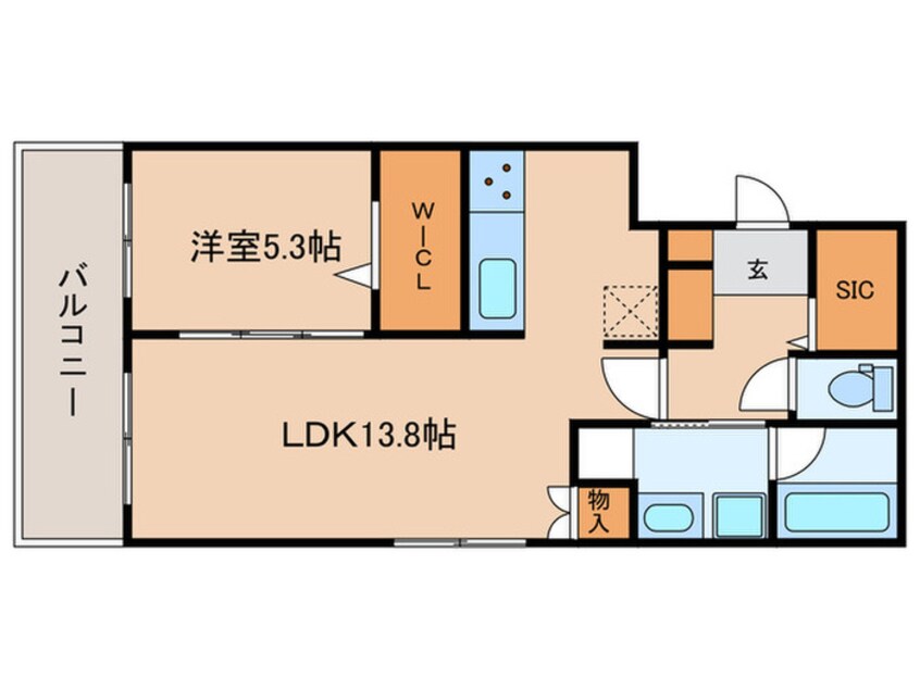 間取図 quador Contigo 高宮