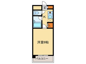 間取図 ア－バンシティ天神南(501)