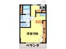 公平ビル 1Rの間取り