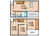セラヴィ粕屋Ⅰ 3LDKの間取り