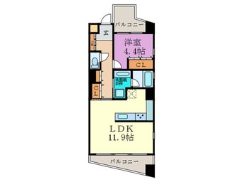 間取図 赤坂ラテ