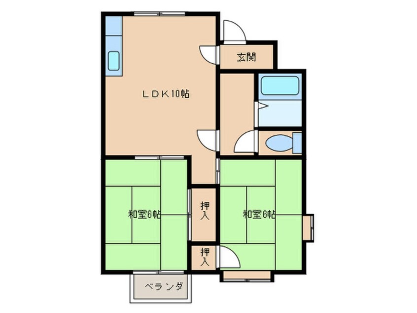 間取図 メイゾン岡田Ｃ棟