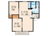 フレグランス常磐Ｂ棟 2LDKの間取り