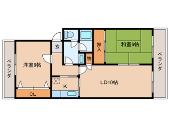 間取図 Ｗプロスパー潤