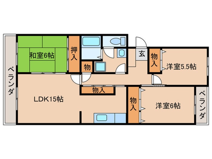 間取り図 Ｗプロスパー潤