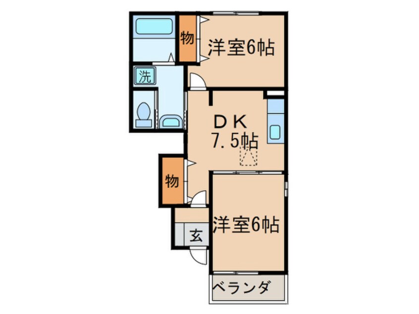 間取図 サンパティーク Ｃ棟