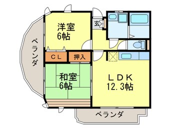 間取図 グランシャリオ21