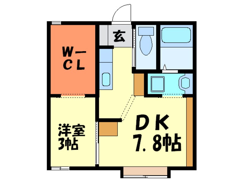 間取図 プチベルタ