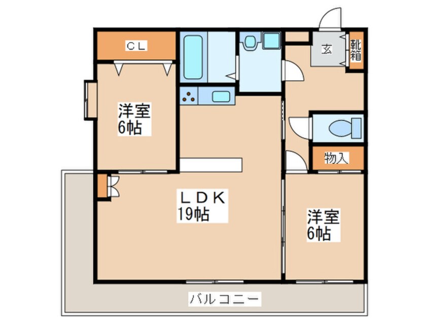 間取図 ロイヤルマンション南久留米