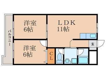 間取図 シャルム風