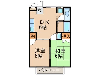 間取図 シャトレーハイツ佐藤