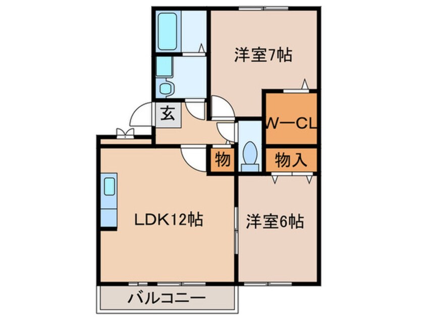 間取図 ボヌ－ル