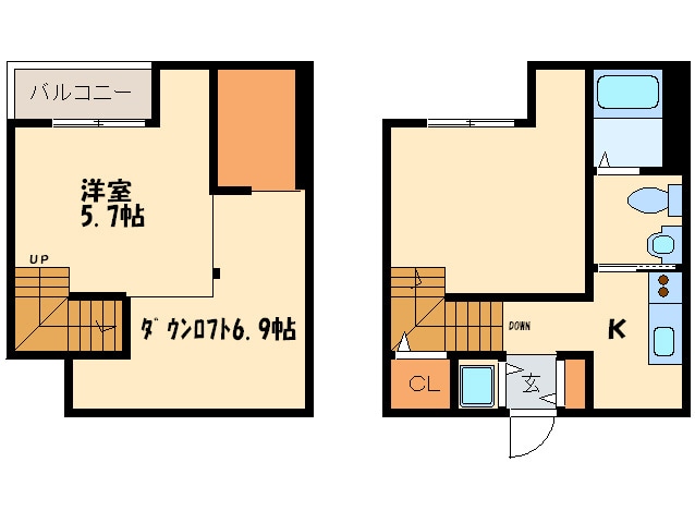 間取り図 シュプリ－ム箱崎