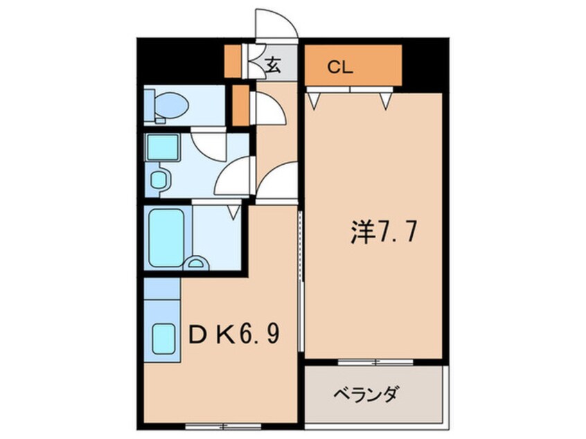 間取図 ＭＤＩインターフェイス竪町