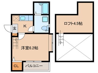 間取図 コンフォ-トみかさ