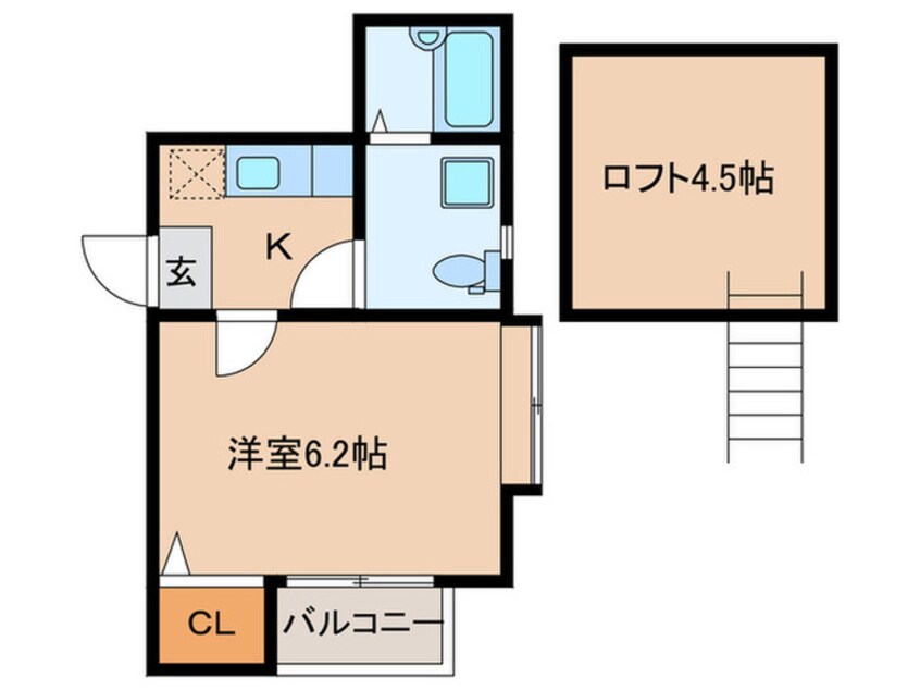 間取図 コンフォ-トみかさ