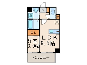 間取図 ネストピア天神東Ⅱ(502)