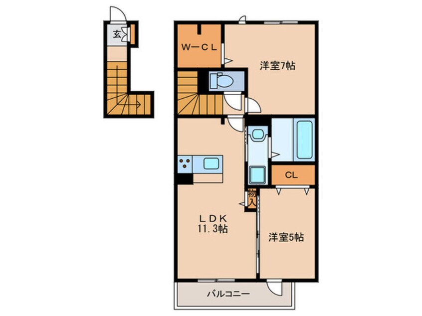 間取図 ＴＡＩＳＨＯＫＡＮ　ⅩⅥ