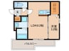 Q-STAGE姪浜 1LDKの間取り