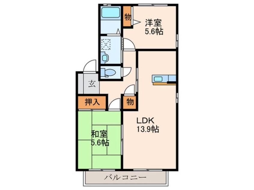 間取図 アージュトキワ