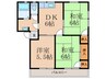 フレール日の浦 3DKの間取り