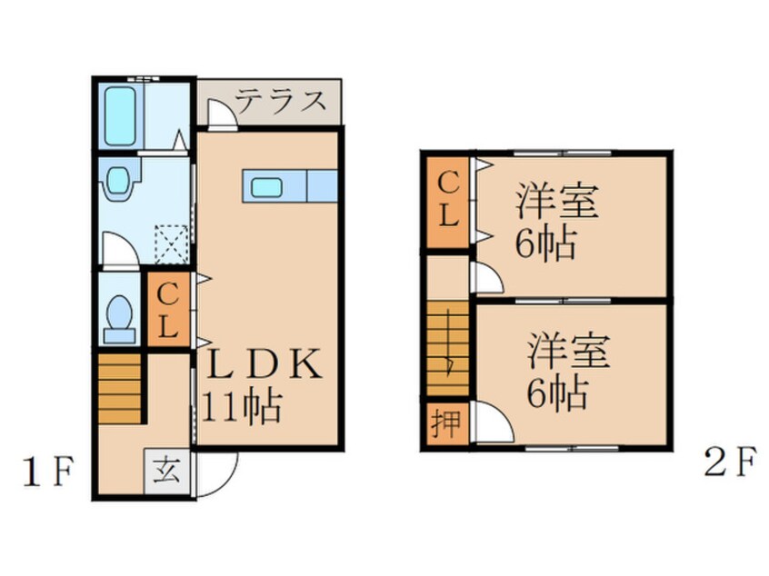 間取図 ２０１おさぎ